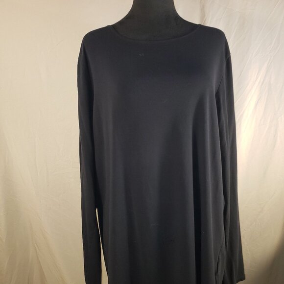 Coldwater Creek Black Long Sleeve Top - Size XL - Picture 1 of 5
